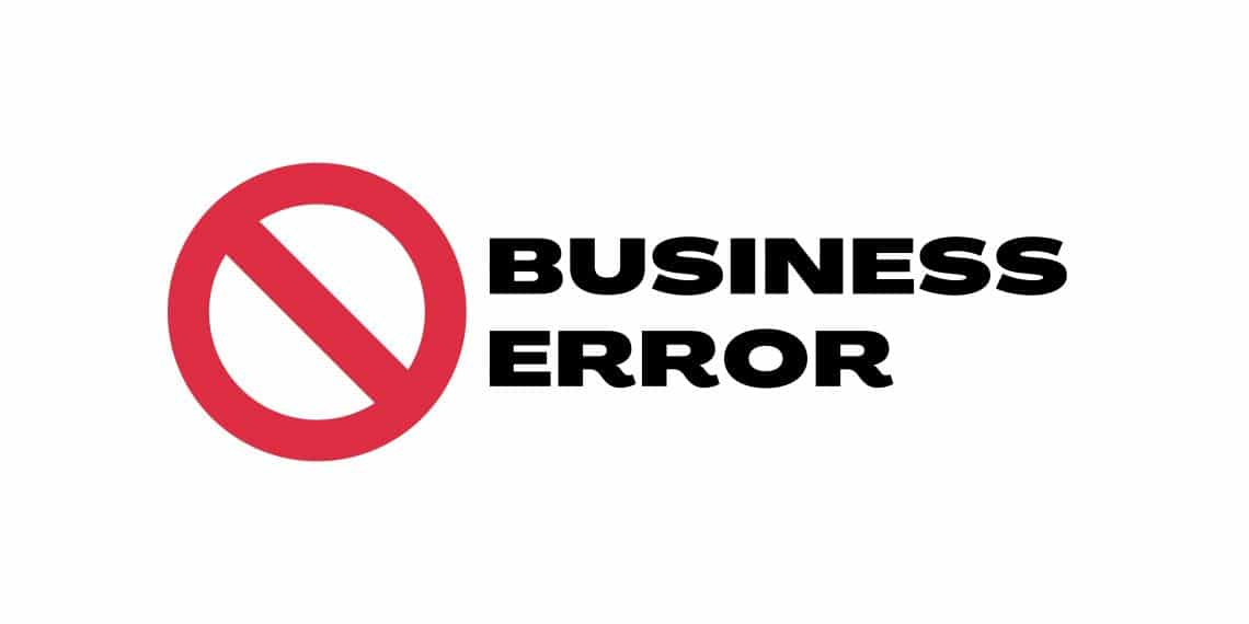 Business Error