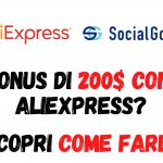Comprare su AliExpress con SocialGood (bonus 200$)