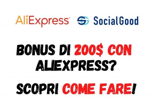 Comprare su AliExpress con SocialGood