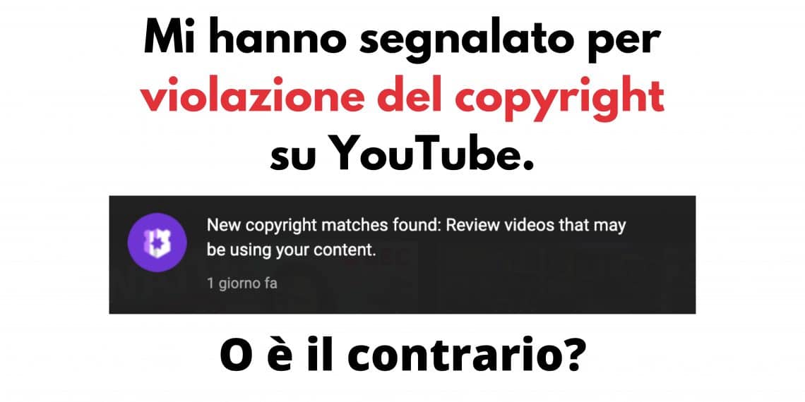 Violazione del copyright su YouTube