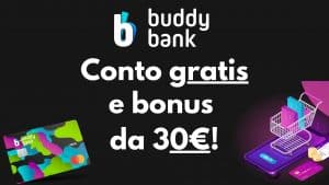 Bonus da 30€ con Buddybank