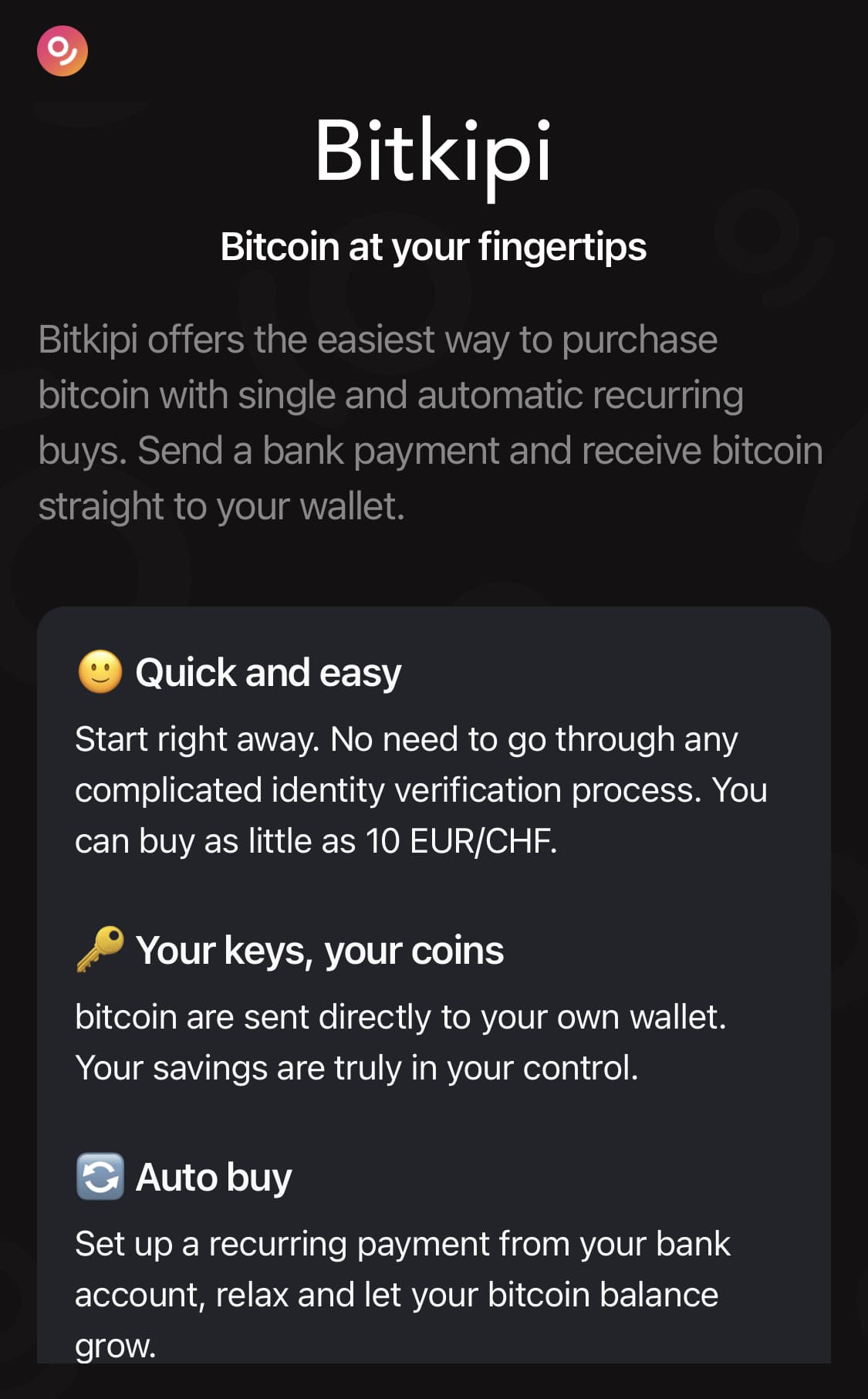 con Bitkipi podemos comprar bitcoins de forma anónima