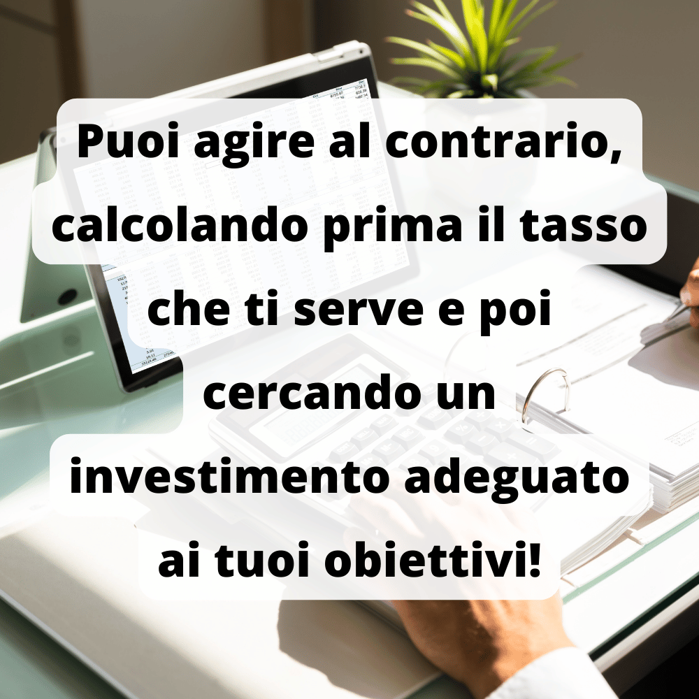 Puoi stimare rapidamente il numero di anni necessari e il tasso di crescita necessario per raddoppiare una somma di denaro