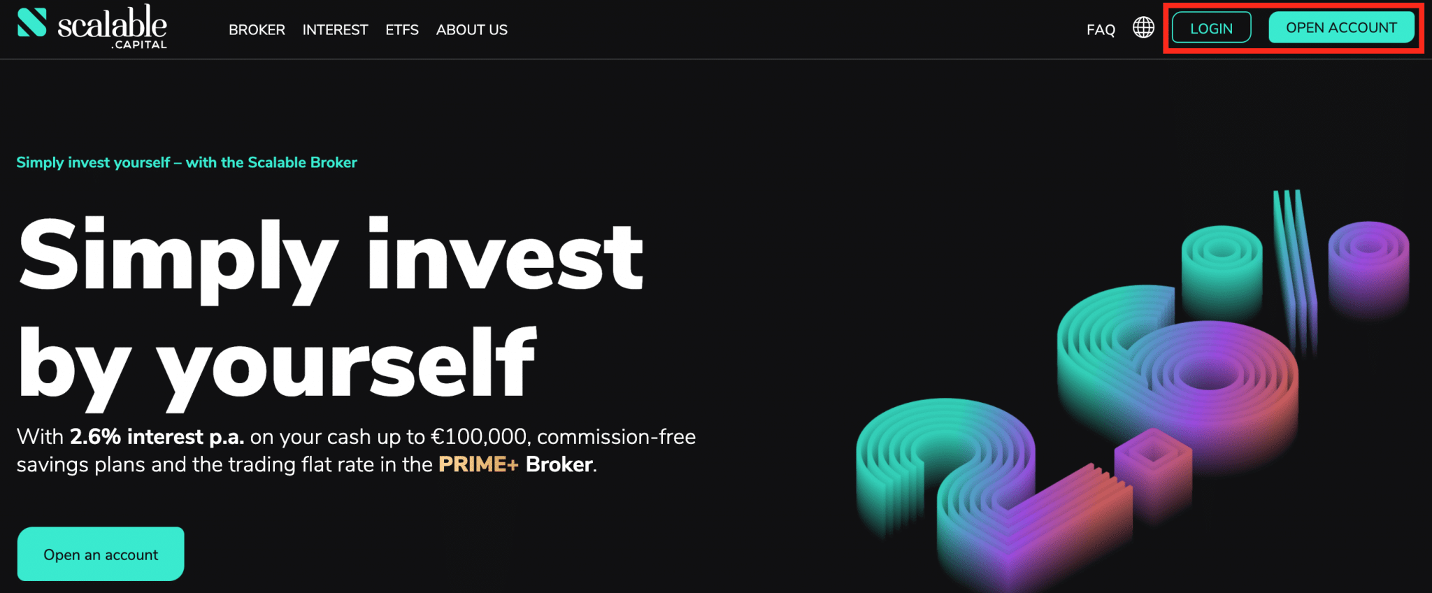 Home page of the broker where I buy Mattel stock