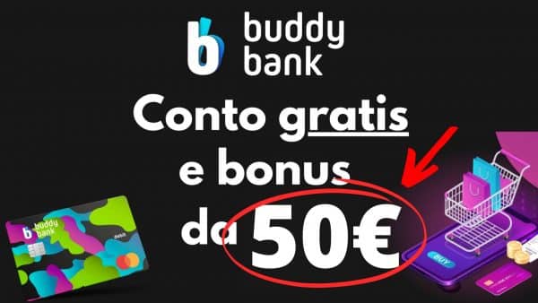 Bonus da 50€ con Buddybank