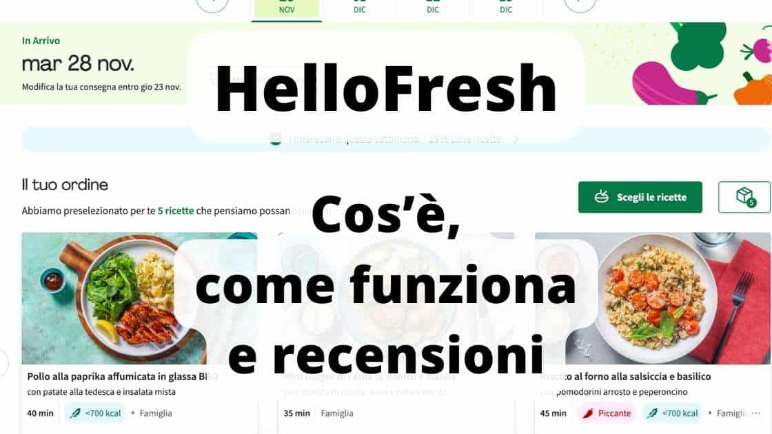 hello fresh come funziona